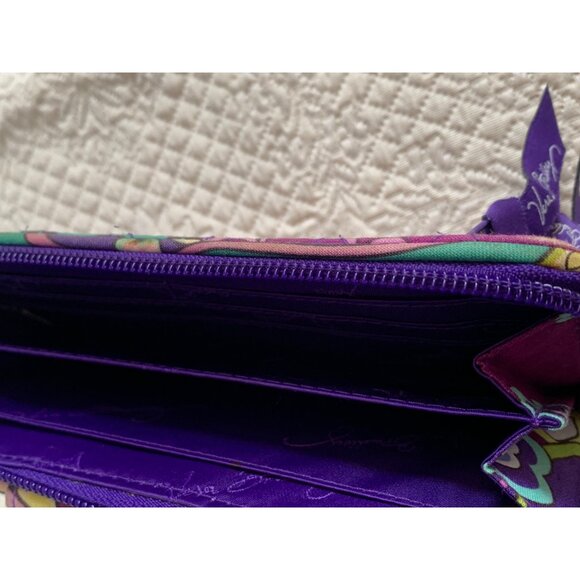 Vera Bradley Heather Pattern Turnlock Lightweight Wallet - Picture 14 of 14